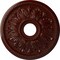 Ekena Millwork Edinburgh Medallion (Canopies up to 5 1/8"), 18 1/8"OD x 3 1/2"ID x 2 3/4"P, Brushed Mahogany CM18ED1BMF - alternate 1